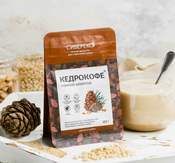 Кедрокофе Горячий шоколад (Сибереко) 125 г