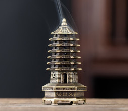 Курительница-подставка для благовоний Малая башня Вэньчан 8 х 4 см