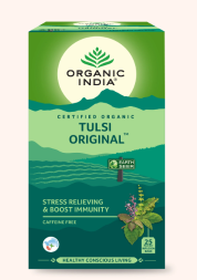 УЦЕНКА! Чай Тулси Органик Индия ПОМЯТА КОРОБКА (Tulsi Original Organic India) 25 пакетиков 