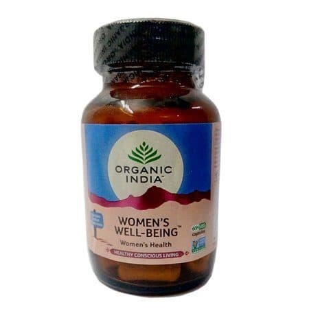 Вименс Велл Биинг для женского здоровья Органик Индия (Women's Well-Being Organic India) 60 капсул
