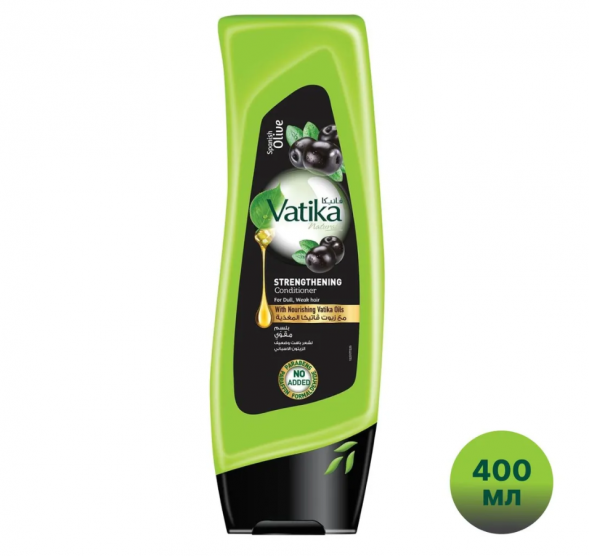 Кондиционер для укрепления волос Испанская Оливка Дабур Ватика (Dabur Vatika Spanish Olive Strengthening) 400 мл