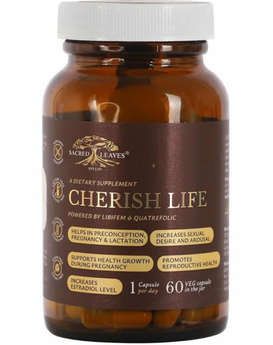 Чериш Лайф гормональный баланс у женщин комплекс Сакред Ливс (Sacred Leaves Cherish Life) 60 капсул