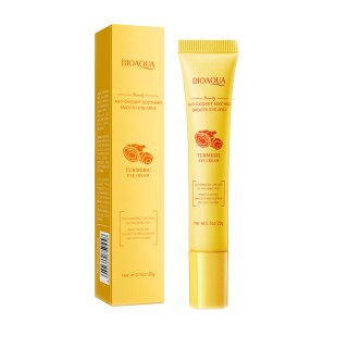 Крем для кожи вокруг глаз с куркумой увлажняющий (Turmeric eye cream Bioaqua) 20 г