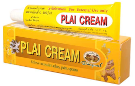 Крем Плай для снятия боли в суставах и мышцах противовоспалительный с маслом имбиря (Plai cream Relieve muscular aches, pain and sprains Abhaibhubejhr) 25 г