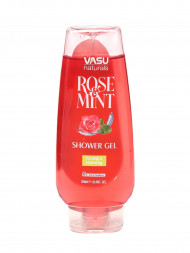 Гель для душа Роза и мята (Trichup Vasu Shower Gel Rose Mint) 250 мл