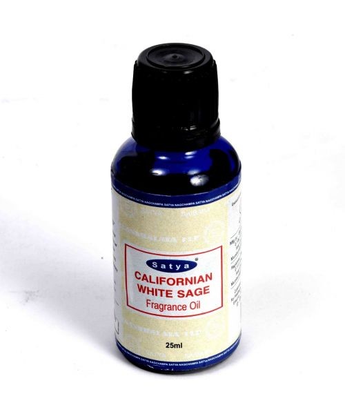 Ароматизатор для дома Калифорнийский белый шалфей Сатья (Californian white sage Fragrance oil Satya) 25 мл