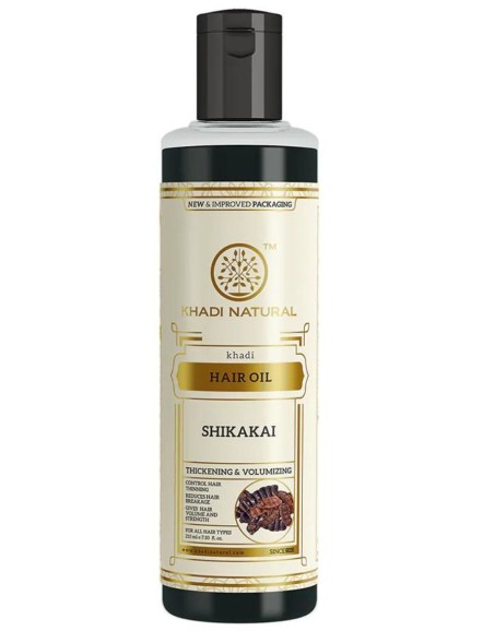 УЦЕНКА! Масло для волос Шикакай Кхади ТРЕЩИНА В КРЫШКЕ (Hair oil Shikakai Khadi) 210 мл 