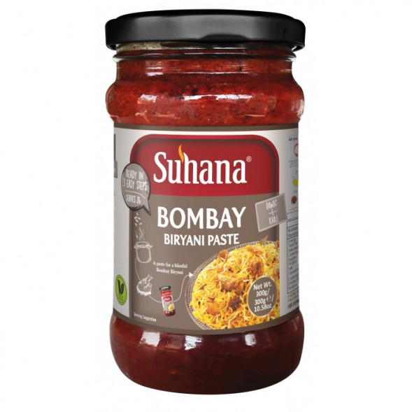 Индийская приправа паста Бирьяни Бомбей (Suhana Biryani Bombay paste) 300 г