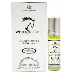 Масляные арабские духи Белая Лошадь Ал Уд Аль-Рехаб (Concentrated Perfume White Horse Al-Rehab) 6мл