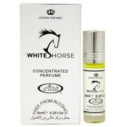 Масляные арабские духи Белая Лошадь Ал Уд Аль-Рехаб (Concentrated Perfume White Horse Al-Rehab) 6мл — 