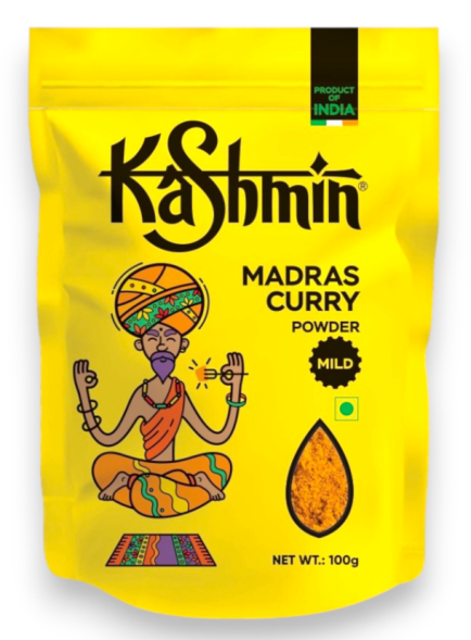 Мадрас Карри молотая не острая (Madras Curry powder Mild Kashmin) 100 г
