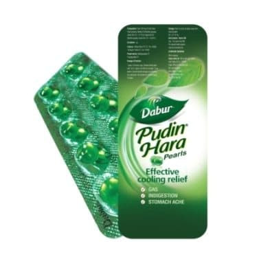 Пудин Хара таблетки от боли в желудке Дабур (Pudin Hara Dabur) блистер 10 капсул