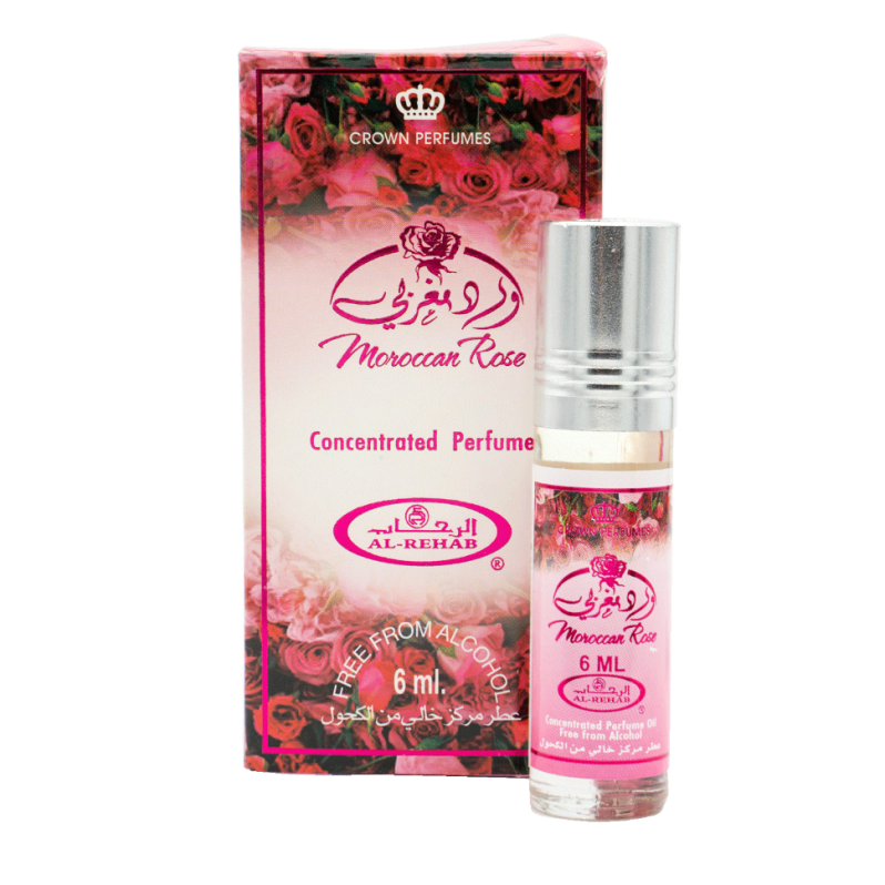 Масляные арабские духи Марокканская Роза Аль-Рехаб (Concentrated Perfume Moroccan Rose Al-Rehab) 6 мл