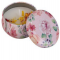 Свеча ароматическая соевая Гардения в жестяной банке (Gardenia Candle) 5 х 3 см
