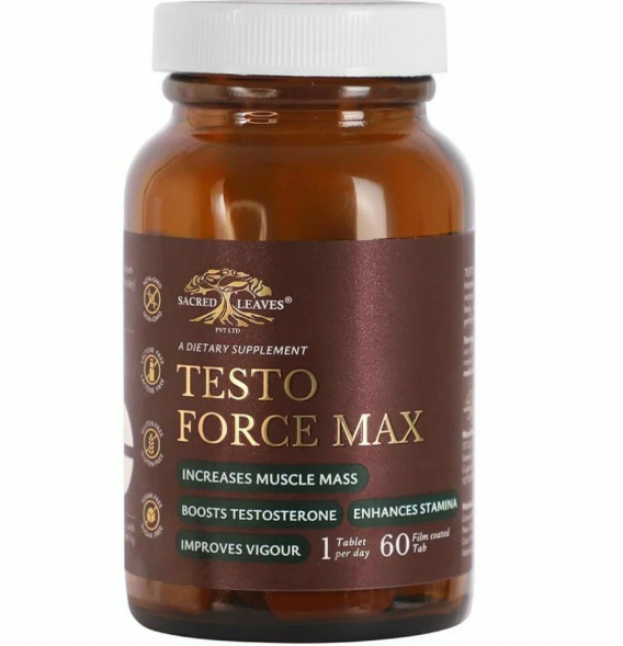 Тесто Форсе Макс для мужского организма Сакред Ливс (Sacred Leaves Testo Force Max) 60 таблеток