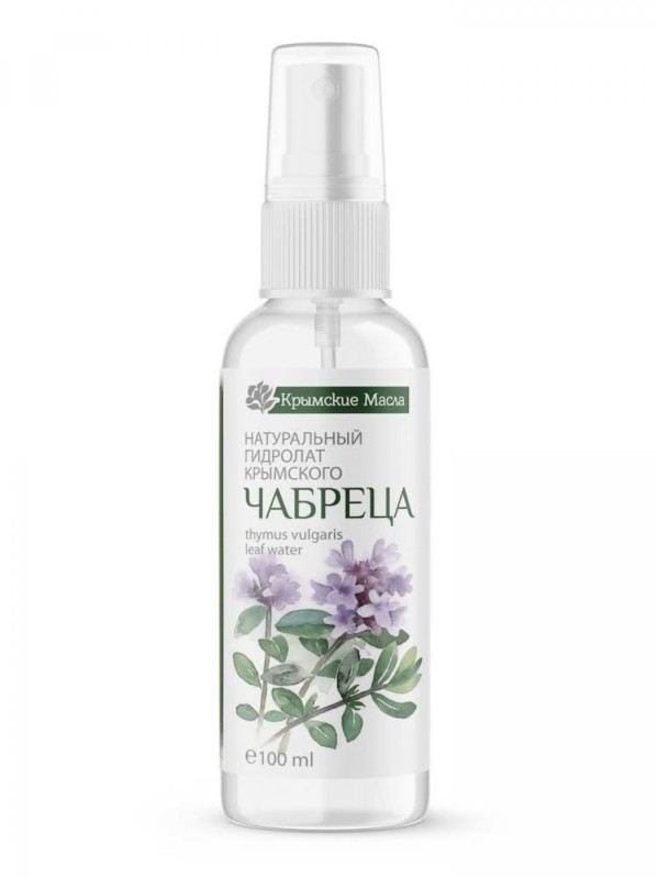 УЦЕНКА! Гидролат для лица Чабрец спрей СРОК ДО 06.2026 (Крымские масла) 100 мл