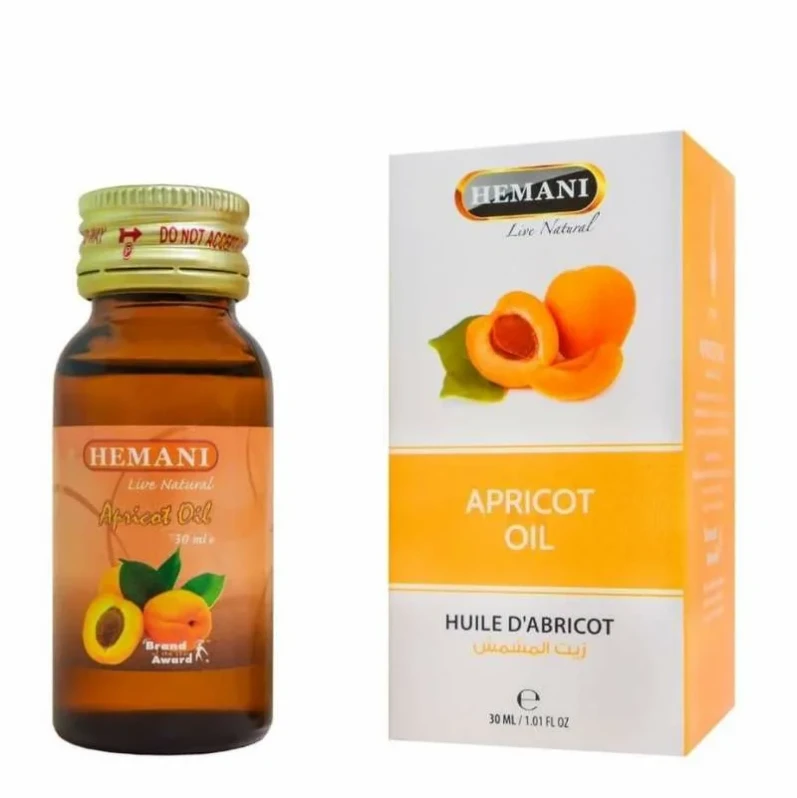 УЦЕНКА! Масло Абрикоса Хемани СРОК ДО 10.2026 (Hemani Apricot oil) 30 мл