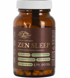 Зен Слип для здорового сна Сакред Ливс (Sacred Leaves Zen Sleep) 60 таблеток
