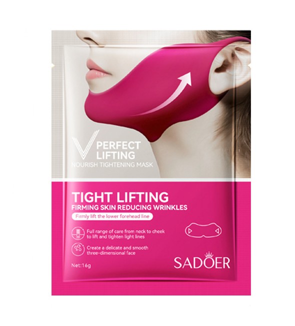Маска подтягивающая для шеи и подбородка (Tight lifting Mask Sadoer) 16 г