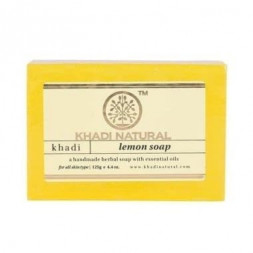 УЦЕНКА! Мыло Свежий Лимон ПОМЯТО (Khadi Lemon soap) 125 г