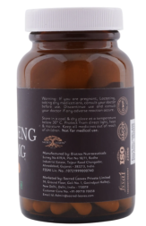 Женьшень для энергии, выносливости и концентрации (Ginseng 500 mg Sacred Leaves) 60 капсул
