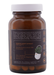 Женьшень для энергии, выносливости и концентрации (Ginseng 500 mg Sacred Leaves) 60 капсул