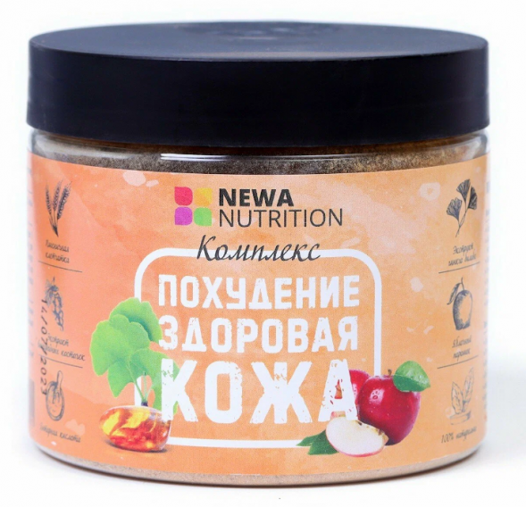 Похудение Здоровая кожа комплекс БЕЗ САХАРА (Newa Nutrition Cocktail Skin) 180 г