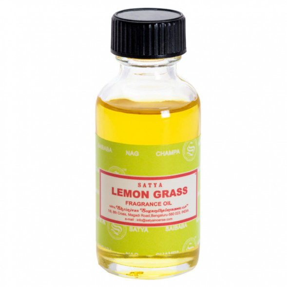 Ароматизатор для дома Лемонграсс Сатья (Lemon Grass Fragrance oil Satya) 30 мл