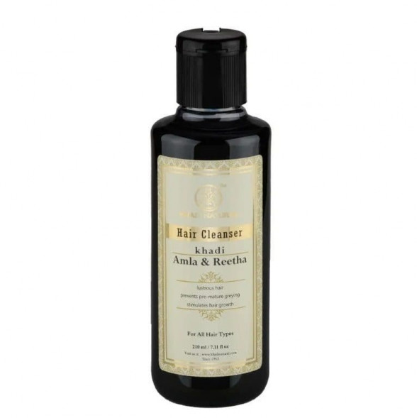 Шампунь Амла Ритха Кхади (Amla Reetha Khadi) 210 мл