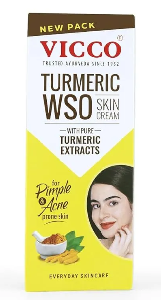 Крем для лица с Куркумой (Turmeric WSO Skin Cream Vicco) 30 г