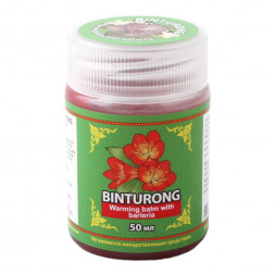УЦЕНКА! Тайский Бальзам Разогревающий с Барлерией СРОК ДО 11.2025 (Binturong Balm Warming with Barleria) 50 г