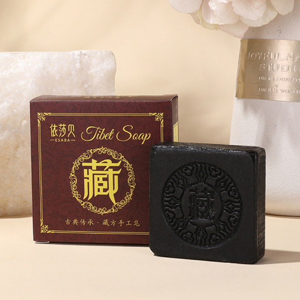 Мыло ручной работы Тибетское (Tibetan Ancient Soap Safflower Cleansing Handmade Soap Face Esaba) 90 г