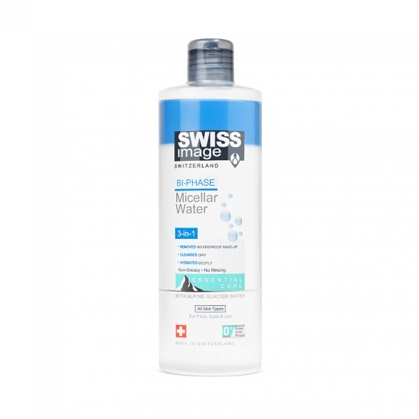 Мицеллярная вода для очищения кожи лица 3 в 1 двухфазная (Bi-Phase Micellar Water Swiss Image) 400 мл