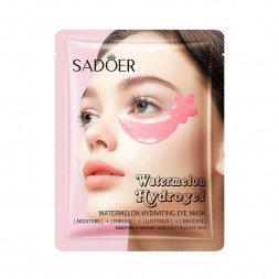 Патчи гидрогелевые с экстрактом арбуза (Watermelon Hydrogel Eye mask Sadoer) 2 шт