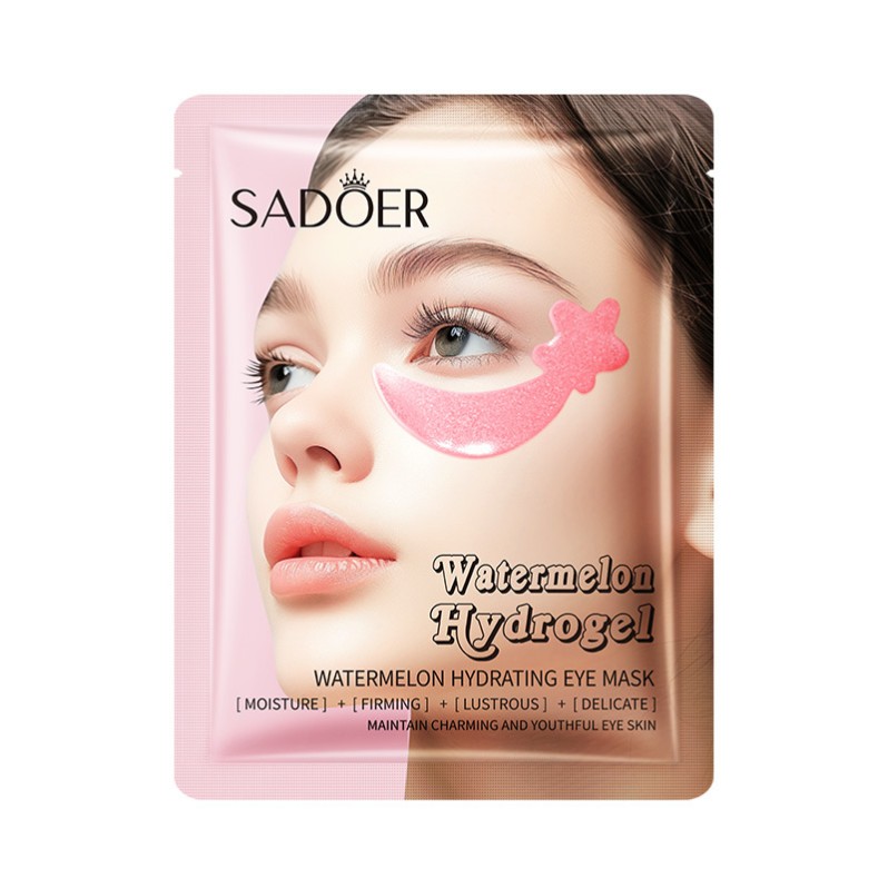 Патчи гидрогелевые с экстрактом арбуза (Watermelon Hydrogel Eye mask Sadoer) 2 шт