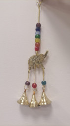 Колокольчики индийские Слоник металл