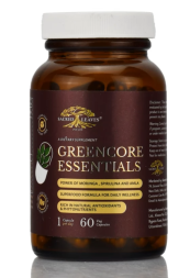 Комплекс из трех мощных суперфудов Моринга, Спирулина и Амла (Greencore Essentials Sacred Leaves) 60 капсул