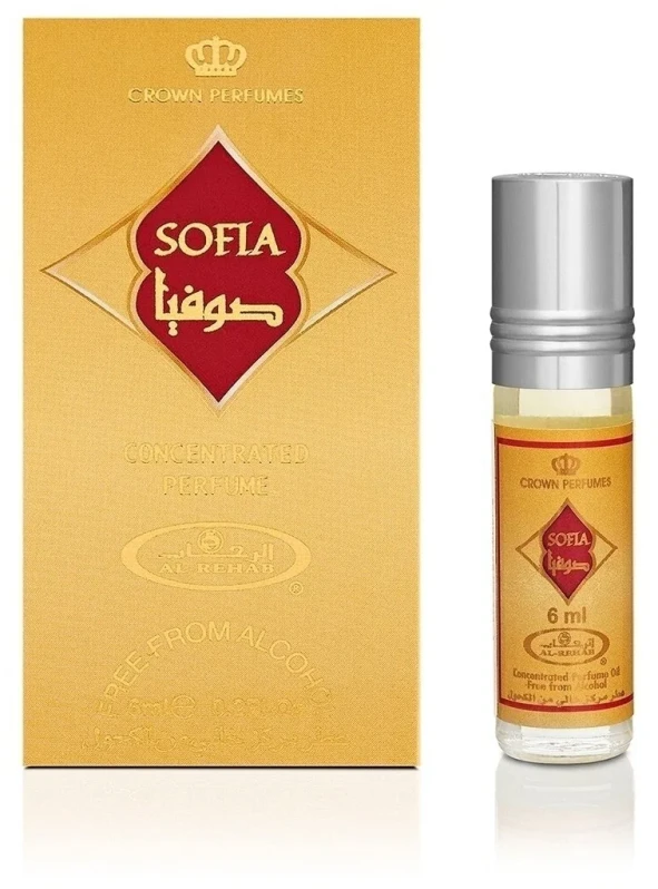 Масляные арабские духи Cофиа Аль-Рехаб (Concentrated Perfume Sofia Al-Rehab) 6 мл 