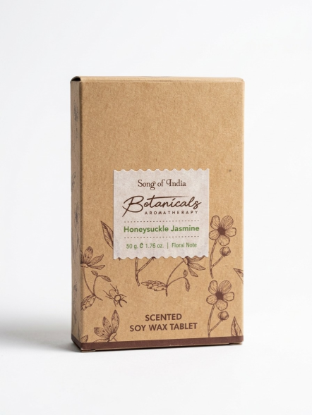 Ароматический воск Жимолость и Жасмин (Honeysuckle Jasmine Botanical Aromatherapy Scented Soy Wax Tablet Song of India) 50 г