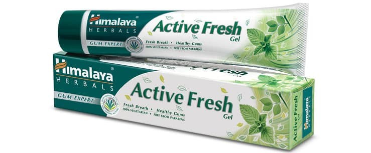 Зубная паста гель для чувствительной эмали Актив фреш Хималая (Active Fresh Gel Himalaya) 80 г
