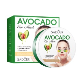 Патчи с авокадо для кожи вокруг глаз (Eye Mask Avocado Sadoer) 80 г (60 шт)