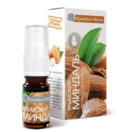 УЦЕНКА! Ароматическое масло Миндаль спрей СРОК ДО 07.2026 (Almond oil Крымские масла) 10 мл