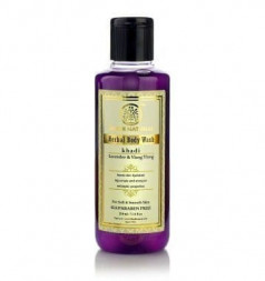 Гель для душа Лаванда и Иланг-Иланг Кхади (Herbal Body Wash Khadi Lavender Ylang Ylang) 210 мл