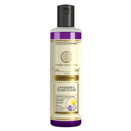 Гель для душа Лаванда и Иланг-Иланг Кхади (Herbal Body Wash Khadi Lavender Ylang Ylang) 210 мл