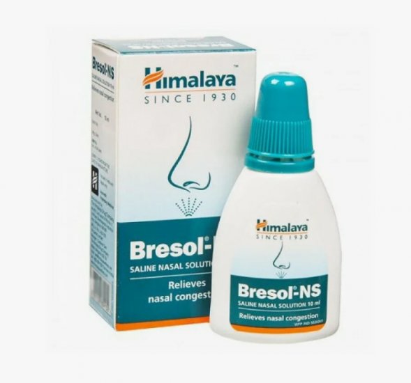 Бресол капли для носа Хималая (Bresol-NS Saline Nasal Solution Himalaya) 10 мл