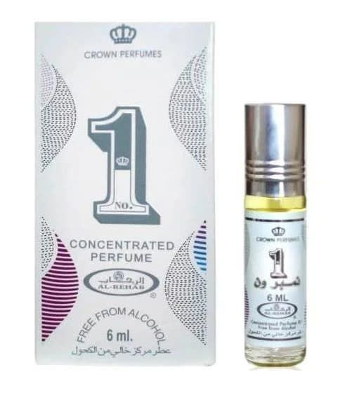 Масляные арабские духи Номер 1 Аль-Рехаб (Concentrated Perfume №1 Al-Rehab) 6 мл