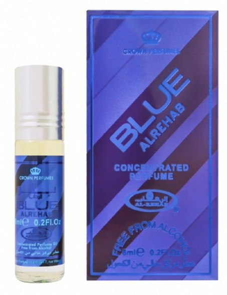 Масляные арабские духи Блю Аль-Рехаб (Concentrated Perfume Blue Al-Rehab) 6 мл 