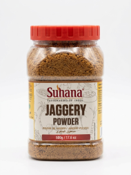 Тростниковый сахар Джагери россыпь (Jaggery powder Suhana) 500 г (банка)