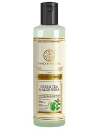 Кондиционер Зеленый чай и Алоэ Вера Кхади (Conditioner Green Tea Aloe Vera Khadi) 210 мл