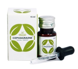 Капли в нос при насморке Сефагрейн Чарак (Cephagraine Nasal Drops Charak) 15 мл
